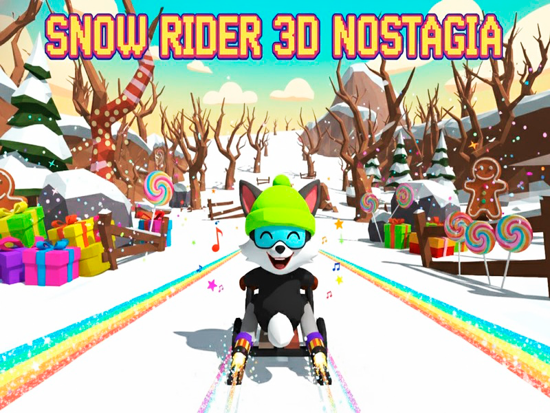 Snow Rider 3D Nostalgia 🕹️ SGameSでオンラインプレイ