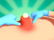 ゲームにきびの絞りオンライン