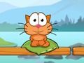 ゲーム世界の猫アルパイン湖 オンライン