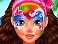 ゲームオセアニアのプリンセスモアナのフェイスアートオンライン