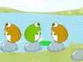ゲーム飛び跳ねる小さなカエル オンライン