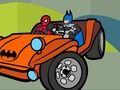 ゲームスーパーヒーロー車のぬりえの本 オンライン
