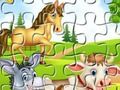 ゲーム農場の動物のパズル オンライン