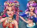 ゲーム水中メイクアップサロンオンライン