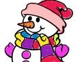 ゲーム冬の塗り絵 オンライン