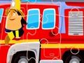 ゲーム消防車パズルオンライン