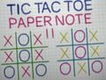 ゲームティックタックトー 紙のメモ IIオンライン