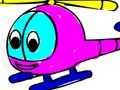 ゲーム学校へ戻る ヘリコプターの塗り絵オンライン