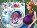 ゲーム妊娠中のプリンセスの洗濯日オンライン