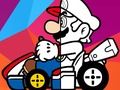 ゲームマリオ運転ぬりえ オンライン