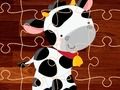 ゲームカートゥーン農場動物パズルオンライン