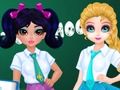 ゲームジャクリーンとエリザのスクールバッグデザインコンテストオンライン