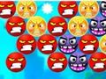 ゲーム怒った顔のバブルシューターオンライン