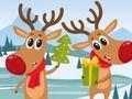 ゲームクリスマスの鹿ジグソーパズルオンライン