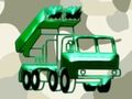 ゲーム軍用トラックの塗り絵オンライン