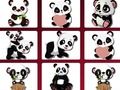 ゲームかわいいパンダメモリーチャレンジオンライン