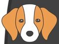 ゲーム犬の顔を塗り絵オンライン