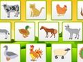 ゲーム農場の動物 子供の学習 メモリオンライン