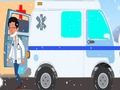 ゲーム救急車トラックのジグソーオンライン