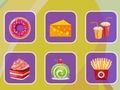 ゲーム美味しい食べ物の接続オンライン