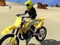 ゲームビーチでのモトクロスバイクジャンプスタントオンライン