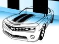 ゲームスポーツカーの塗り絵オンライン