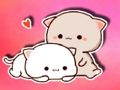 ゲーム猫のお腹を撫でるオンライン