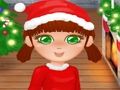 ゲームクリスマスの女の子のドレスアップ オンライン
