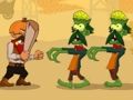 ゲームゾンビ対。 ハロウィーン オンライン