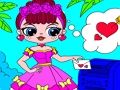 ゲームポピーサプライズバレンタインデーぬりえ オンライン