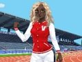 ゲームフィットネスジムの女の子がドレスアップ オンライン
