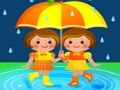 ゲームキッズ雨の日パズル オンライン
