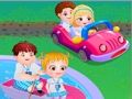ゲームベビーへイゼルが乗り物を学ぶオンライン