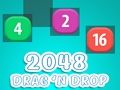 ゲーム2048 ドラッグアンドドロップオンライン