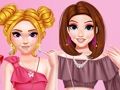 ゲームトレンディなフリルクロップトップドレスアップ オンライン