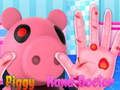 ゲーム手を扱うブタさん オンライン