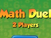 ゲーム数学デュアル2人のプレイヤー オンライン