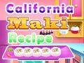 ゲームカリフォルニアマキレシピ オンライン