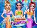 ゲーム人魚の新年のお祝いオンライン