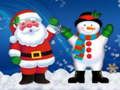 ゲームクリスマス雪だるまジグソーパズル オンライン