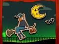 ゲームハロウィンの魔女の飛行オンライン