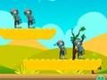 ゲームエイリアンがゾンビを撃つオンライン