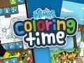 ゲームこんにちは子供たち、塗り絵の時間ですオンライン