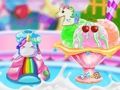 ゲームユニコーンアイスクリームコーンメーカー オンライン