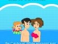 ゲームスイミングプールのキス オンライン
