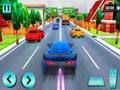 ゲーム高速道路の交通での自動車レースオンライン