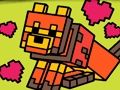 ゲームMinecraftを着色する簡単な子供たちオンライン