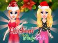 ゲームクリスマスパーティーの女の子 オンライン