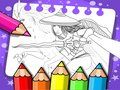 ゲームラヤと最後のドラゴンの塗り絵 オンライン