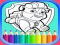 ゲームパウパトロール塗り絵 オンライン